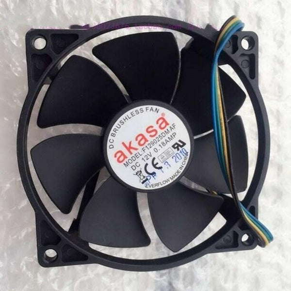 Akasa 9025 9cm F129025DMAF 0.18A round suspension suspension frame 4 wireCPU fan