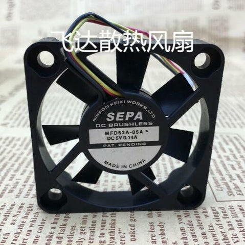 MFD52A-05A 5012 5CM DC 5V 0.14A 3-line projector heat dissipation cooling fan