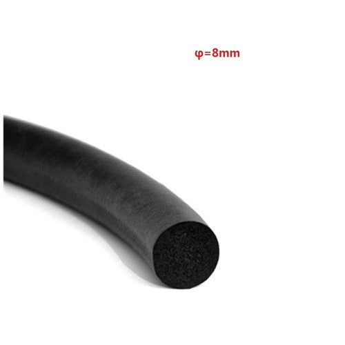 5M car door Edge Protector flexible O shape Soundproof Rubber Seal Strip Round