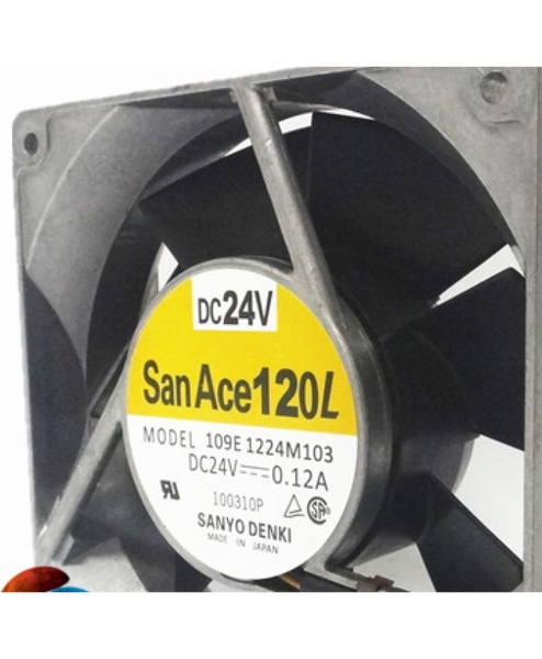 Original SANYO 109E1224M103 120*120*38MM 24V 0.12A fan