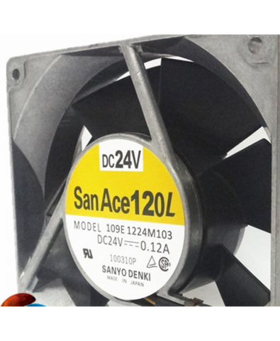 Original SANYO 109E1224M103 120*120*38MM 24V 0.12A fan