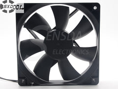 SXDOOL brushless EC electric axial fan motor 120*120*25 mm 120mm 12cm double voltage 115V 230VAC 50/60Hz 7W 2600RPM 100.2CFM