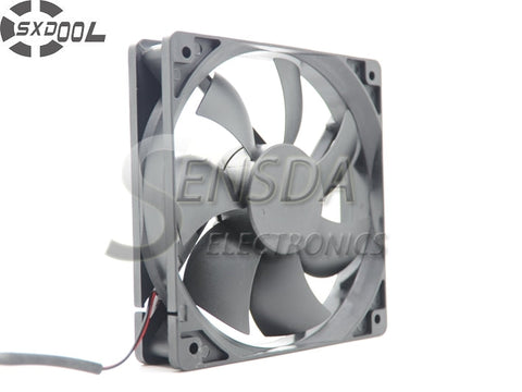 SXDOOL high quality axial DC fan 120x120x25 Cooler Cooling Fan 120*120*25 Genuine Power 12025 24V Radiator Fan