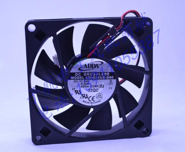 Wholesale: original AD0824UB-D90 80*80*15 24V 0.2A ADDA chassis cabinets fan