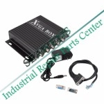 New XVGA Box RGB RGBS RGBHV MDA CGA EGA to VGA Industrial Monitor Video Converter with US Plug Power Adapter Black
