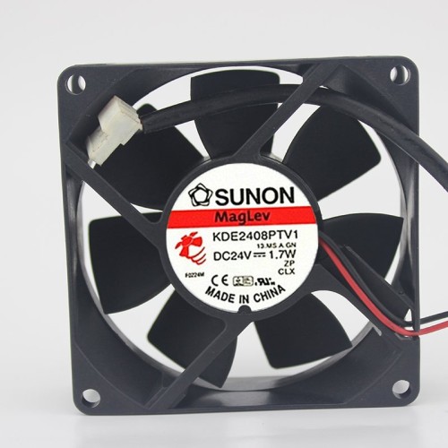 SUNON KDE2408PTV1/2/3 24V 1.7W 8CM inverter cooling fan SUNON KDE2408PTV1/2/3 24V 1.7W 8CM inverter cooling fan