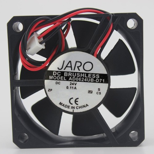 JARO AD0624UB-D71 24V 0.11A power supply cooling fan JARO AD0624UB-D71 24V 0.11A power supply cooling fan