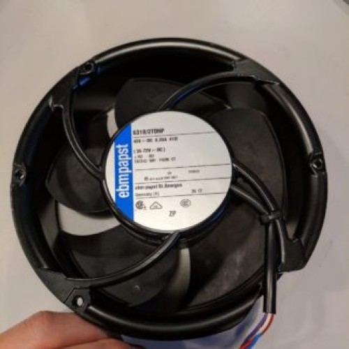 ebm-papst 6318/2TDHHP DC 48V 67W 7000RPM Ball Bearing Fan ebm-papst 6318/2TDHHP DC 48V 67W 7000RPM Ball Bearing Fan
