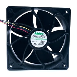 Nidec V12E12BS1B5-07 12V 1.85A 4-wire temperature control cooling fan