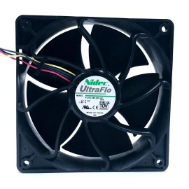 Nidec V12E12BS1B5-07 12V 1.85A 4-wire temperature control cooling fan