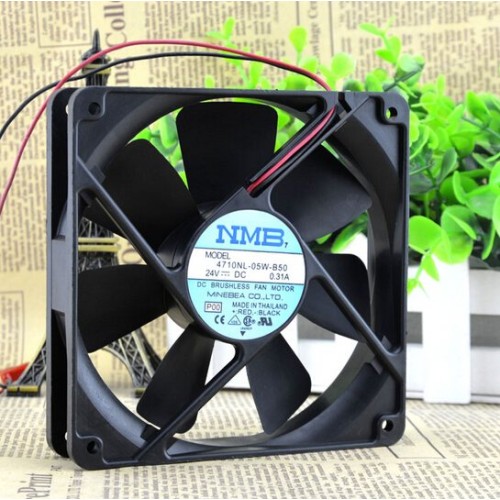 NMB 4710NL-05W-B50 12CM 24V 0.31A inverter cooling fan NMB 4710NL-05W-B50 12CM 24V 0.31A inverter cooling fan