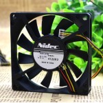 NIDEC D08R-24TM 01B (IX) 8CM 24V 0.13A  3Z08E2 3-Wire NBR Bearing Inverter Fan