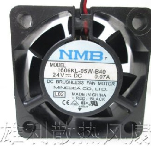 NMB 1606KL-05W-B40 4015 DC24V 0.07A Inverter cooling fan NMB 1606KL-05W-B40 4015 DC24V 0.07A Inverter cooling fan