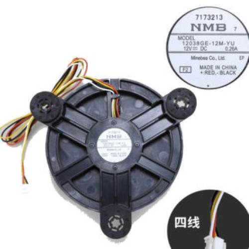 NMB 12038GE-12M-YU DC12V 0.26A 4Lines Refrigerator cooling fan NMB 12038GE-12M-YU DC12V 0.26A 4Lines Refrigerator cooling fan