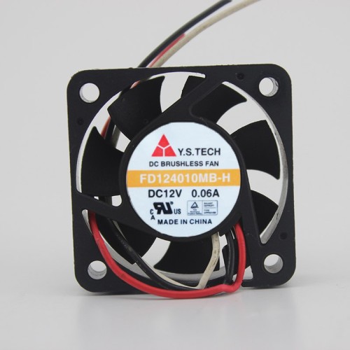 Y.S.TECH FD124010MB-H 12V 0.06A DC BRUSHLESS FAN Y.S.TECH FD124010MB-H 12V 0.06A DC BRUSHLESS FAN