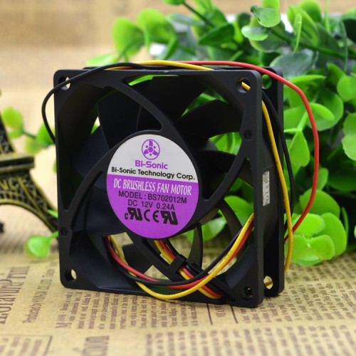 Bi-Sonic BS702012M 7CM silence 3 wire cooling fan Bi-Sonic BS702012M 7CM silence 3 wire cooling fan