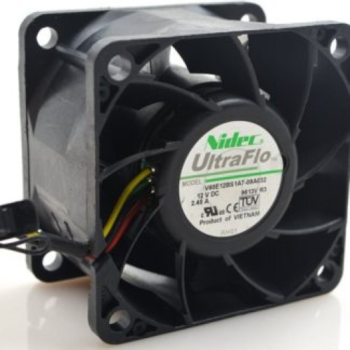 Nidec V60E12BS1A7-09A032 DC12V 2.45A 6CM 6038 60*60*38mm Ball Bearing Cooling Fan Nidec V60E12BS1A7-09A032 DC12V 2.45A 6CM 6038 60*60*38mm Ball Bearing Cooling Fan