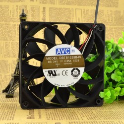 AVC DBTB1225B4S 12CM 24V 0.55A three-line high-volume fan