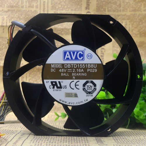 AVC DBTD1551B8U 48V 2.16A four-wire pwm cooling fan AVC DBTD1551B8U 48V 2.16A four-wire pwm cooling fan