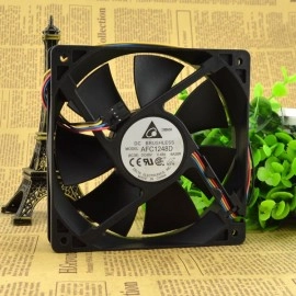 Delta  AFC1248D DC48V 0.48A double ball 12CM industrial fan