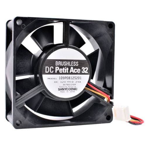 Sanyo 109P0812S1 12V 0.29A Double ball bearing cooling fan Sanyo 109P0812S1 12V 0.29A Double ball bearing cooling fan