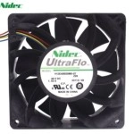 Nidec V12E48BS8M9-07 48V 1.55A 1*1*38mm 4-P pwm case cooling fan