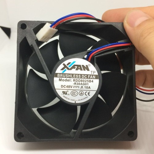 XFAN RDD8025B4 DC48V 0.10A 3line 8CM cooling fan XFAN RDD8025B4 DC48V 0.10A 3line 8CM cooling fan
