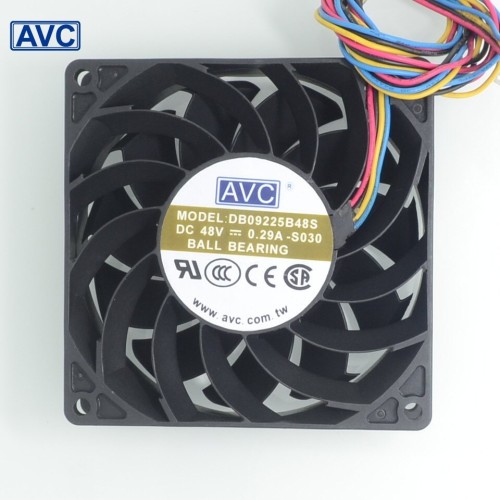 AVC DB09225B48S 48V 0.29A 4 wire thermostat comes with a temperature sensor ball fan AVC DB09225B48S 48V 0.29A 4 wire thermostat comes with a temperature sensor ball fan