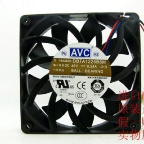AVC DBTA1225B8M 48V 0.24A 12CM 12025 three line drive cooling fan AVC DBTA1225B8M 48V 0.24A 12CM 12025 three line drive cooling fan