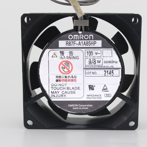 OMRON R87F-A4A85HP 0.09A 100V 90*90*25MM Cooling Fan OMRON R87F-A4A85HP 0.09A 100V 90*90*25MM Cooling Fan