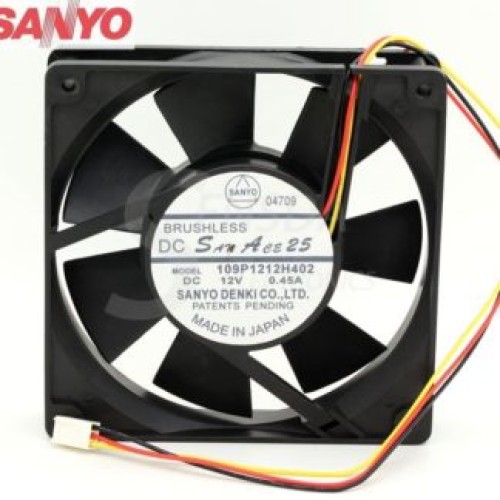 SANYO 109P1212H402 DC12V 0.45A 120x120x25mm server inverter cooling fans SANYO 109P1212H402 DC12V 0.45A 120x120x25mm server inverter cooling fans