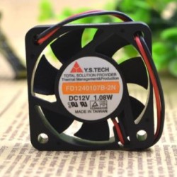 Y.S.TECH FD1240107B-2N authentic 4CM 1.08W 2-wire cooling fan