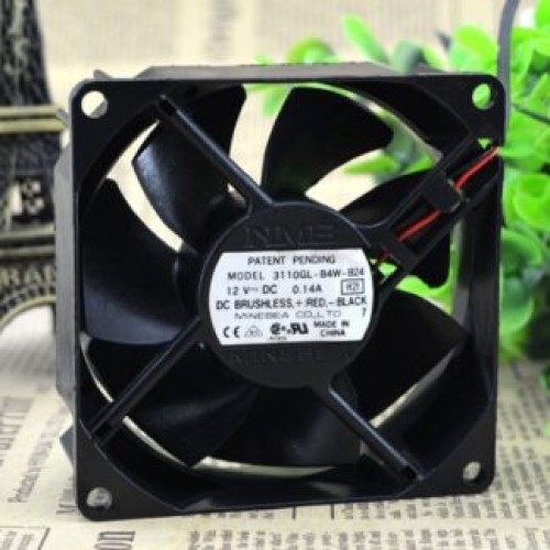 NMB 3110GL-B4W-B24 12V 0.14A quiet cooling fan NMB 3110GL-B4W-B24 12V 0.14A quiet cooling fan