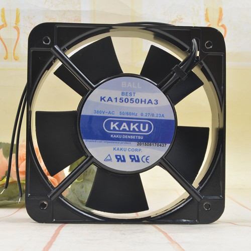 KAKU KA15050HA3 380V AC 0.27/0.23A 15CM cooling fan KAKU KA15050HA3 380V AC 0.27/0.23A 15CM cooling fan