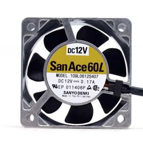109L0612S407 San Ace60L DC12V 0.17A SANYO DENKI cooing fan 109L0612S407 San Ace60L DC12V 0.17A SANYO DENKI cooing fan