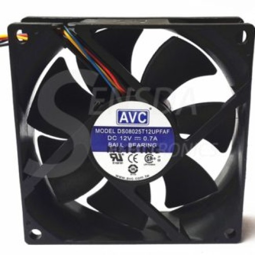 AVC DS08025T12UPFAF 80mm DC12V 0.7A PWM cooling fan AVC DS08025T12UPFAF 80mm DC12V 0.7A PWM cooling fan