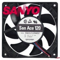 SANYO 9GH1212M402 12V 0.12A  3-wire silent Server fan