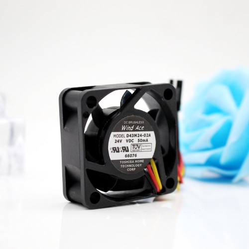 Wind Ace D43M24-02A DC24V 50mA DC BRUSHLESS cooling fan Wind Ace D43M24-02A DC24V 50mA DC BRUSHLESS cooling fan