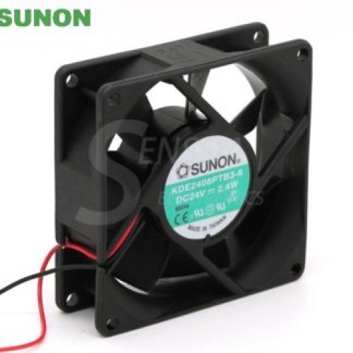 SUNON KDE2408PTB3-6 80mm DC24V 2.4W server inverter axial cooling fan SUNON KDE2408PTB3-6 80mm DC24V 2.4W server inverter axial cooling fan