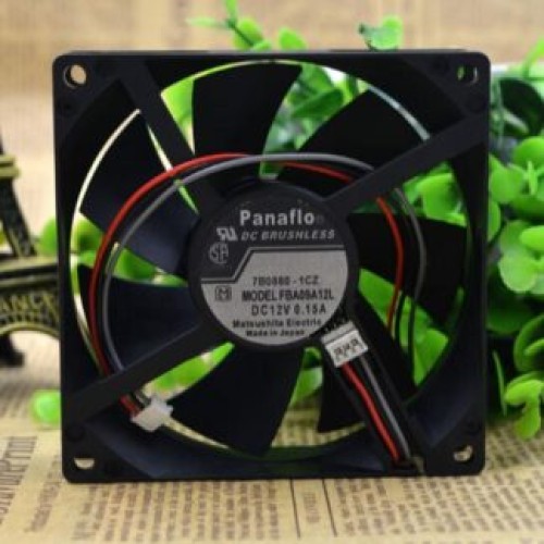 Panaflo FBA09A12L 0.15A 12V three wire speed fan chassis fan Panaflo FBA09A12L 0.15A 12V three wire speed fan chassis fan
