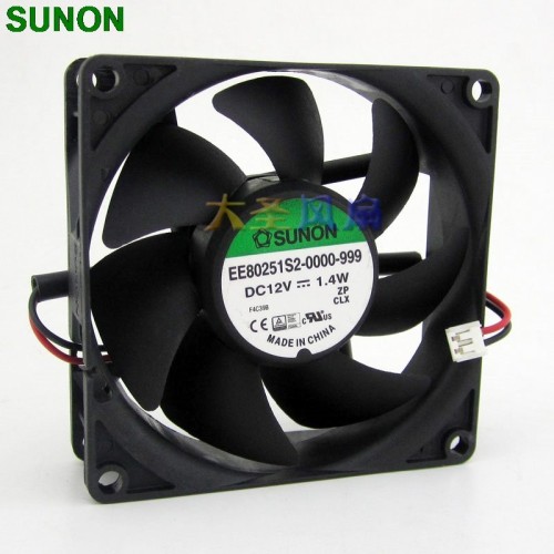 Sunon EE80251S2-0000-999 1.4W 12V axial cooling fan Sunon EE80251S2-0000-999 1.4W 12V axial cooling fan