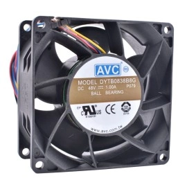 AVC DYTB0838B8G DC48V 1.00A Double ball bearing 4-wire server cooling fan