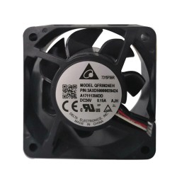 Delta QFR0624EH DC24V 0.15A 6CM inverter cooling fan