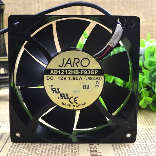 JARO AD1212HB-F93GP DC12V 1.95A 12CM cooling fan JARO AD1212HB-F93GP DC12V 1.95A 12CM cooling fan