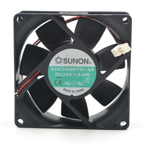 SUNON KDE2408PTS1-6A 8CM 24V 3.4W inverter cooling fan SUNON KDE2408PTS1-6A 8CM 24V 3.4W inverter cooling fan
