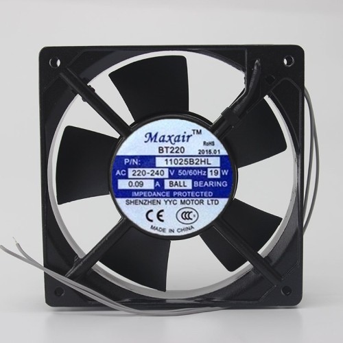 Maxair 11025B2HL 220V BT220 axial AC ball cooling fan Maxair 11025B2HL 220V BT220 axial AC ball cooling fan