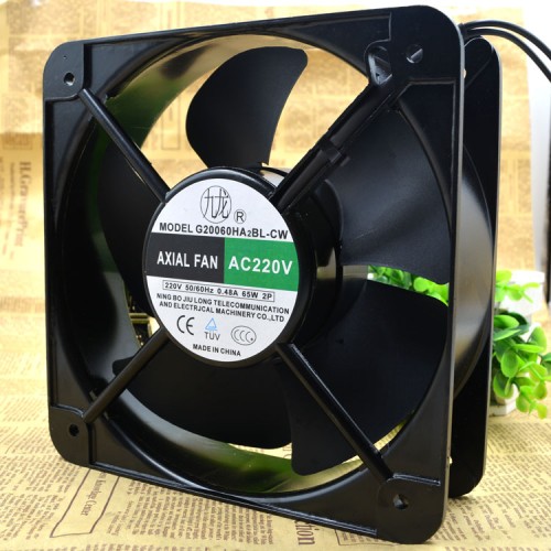 Jiulong G20060HA2BL-CW AC220V 0.48A 65W AXIAL FAN Jiulong G20060HA2BL-CW AC220V 0.48A 65W AXIAL FAN
