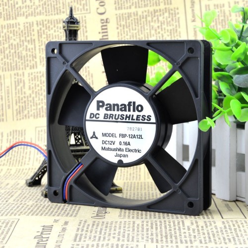 Panaflo FBP-12A12L DC12V 0.16A 12CM cooling fan Panaflo FBP-12A12L DC12V 0.16A 12CM cooling fan