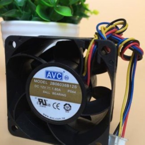AVC 2B06038B12S 12V 1.80A 4-wire double ball fan AVC 2B06038B12S 12V 1.80A 4-wire double ball fan