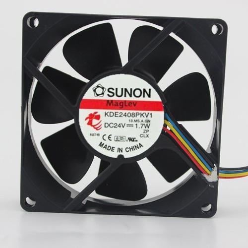 SUNON KDE2408PKV1 24V 1.7W 8cm inverter cooling fan SUNON KDE2408PKV1 24V 1.7W 8cm inverter cooling fan